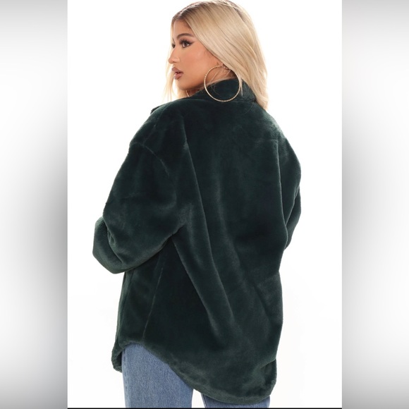 Fashionnova Faux Fur Shacket - Picture 3 of 4